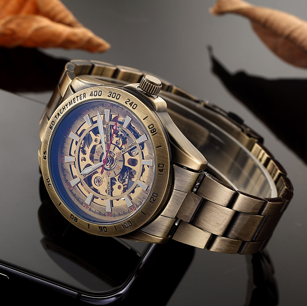 Tourbillon YACHT - Automatic Skeleton Watch CHAIN VERSION