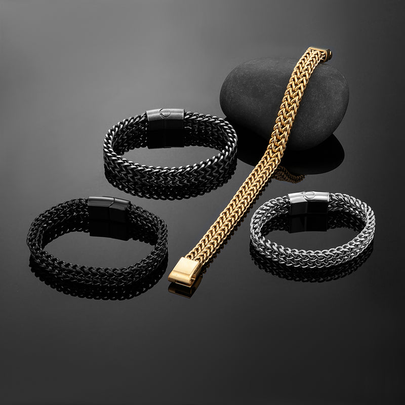 Vintage Oxidized Cool Chain Bracelet