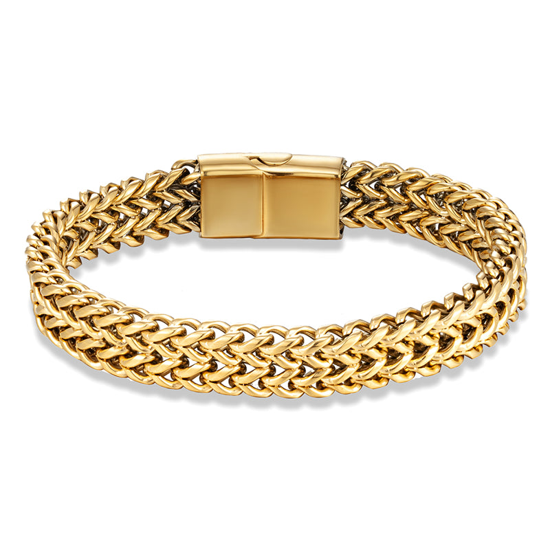 Vintage Oxidized Cool Chain Bracelet