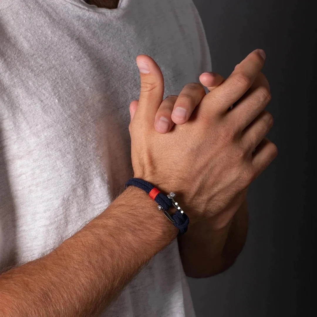 Stainless Steel U shape Paracord Bracelet