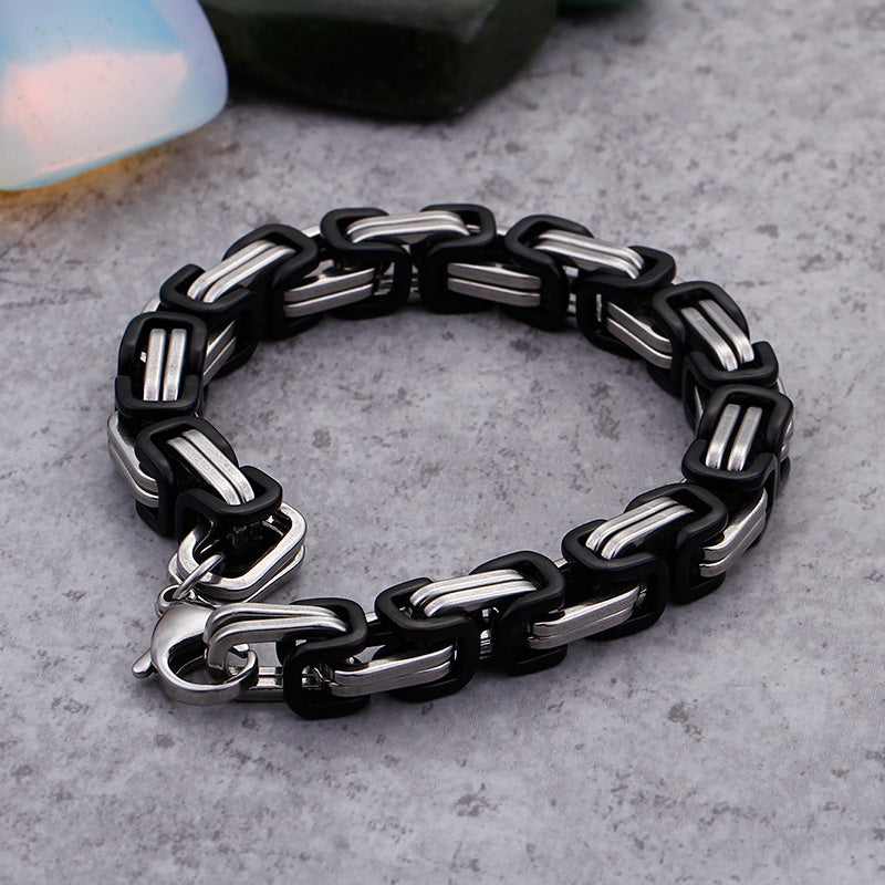 Titanium 8MM Steel Bracelet
