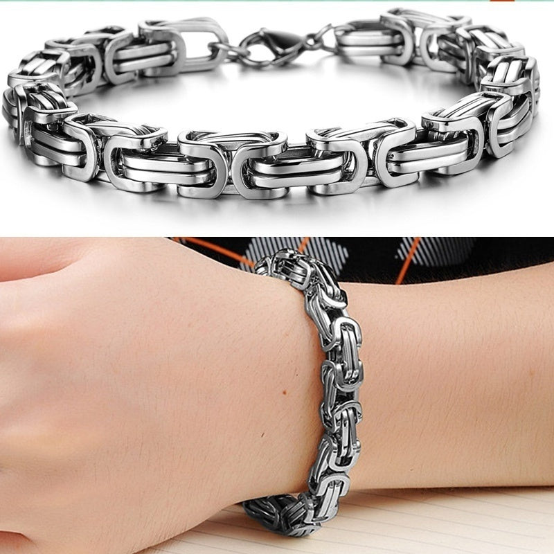 Titanium 8MM Steel Bracelet