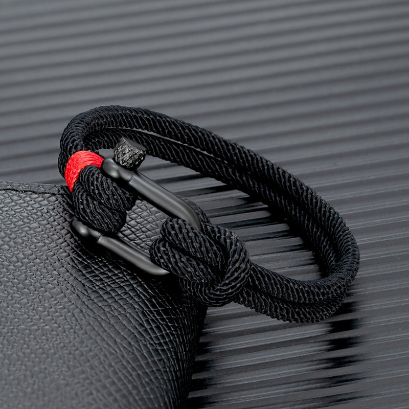 Stainless Steel U shape Paracord Bracelet