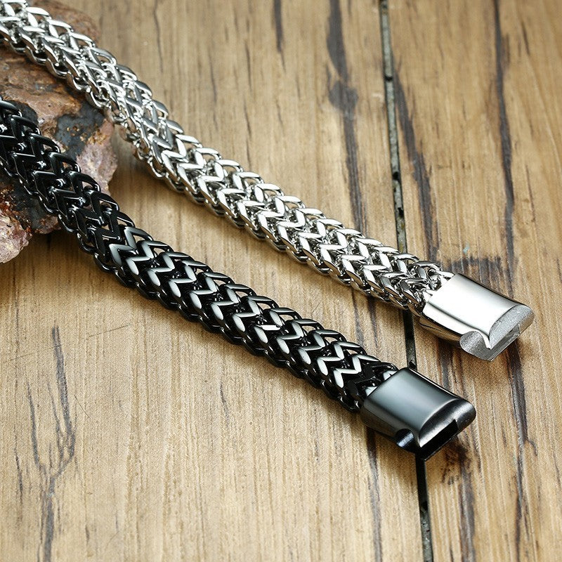 Vintage Oxidized Cool Chain Bracelet