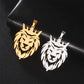 New Stainless Steel Lion Pendant Necklace