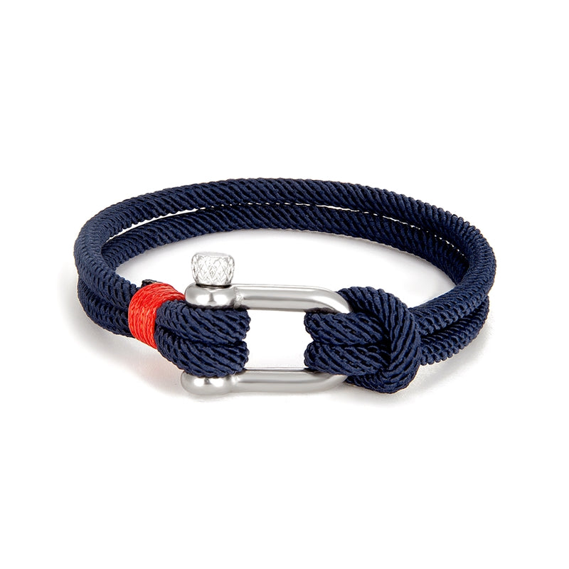 Stainless Steel U shape Paracord Bracelet