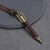Handmade Vintage Leather Arrow Pendant Necklace Rope