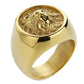 Lion Head Stainless Steel Ring