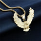 Punk Eagle Pendant Chain Necklace