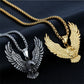 Punk Eagle Pendant Chain Necklace