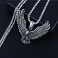 Punk Eagle Pendant Chain Necklace