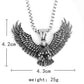 Punk Eagle Pendant Chain Necklace