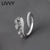 Silver Color Luxurious Crystal Tassel Pendant Ring