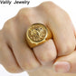Lion Head Stainless Steel Ring