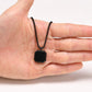 Square Necklace for Men Gold Silver Color Stainless Steel Geometric
